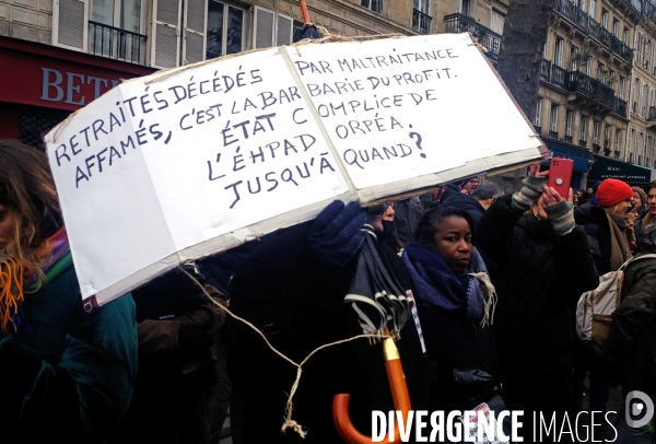 1 ère manifestation contre la reforme des retraites