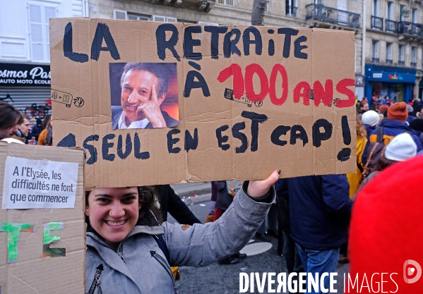 1 ère manifestation contre la reforme des retraites