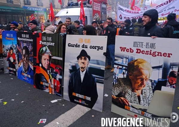 1 ère manifestation contre la reforme des retraites