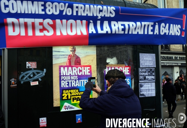 1 ère manifestation contre la reforme des retraites