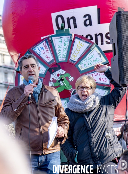 Les jeunes manifestent contre la réforme des retraites