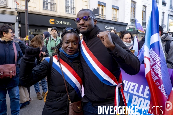 Les jeunes manifestent contre la réforme des retraites