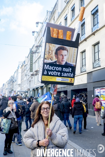 Les jeunes manifestent contre la réforme des retraites