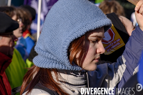 Les jeunes manifestent contre la réforme des retraites