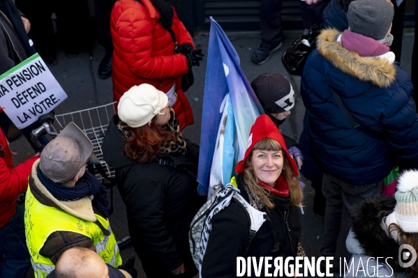 Les jeunes manifestent contre la réforme des retraites