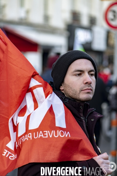 Les jeunes manifestent contre la réforme des retraites