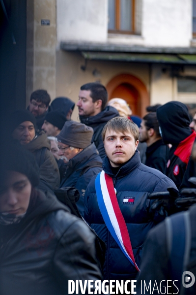 Les jeunes manifestent contre la réforme des retraites