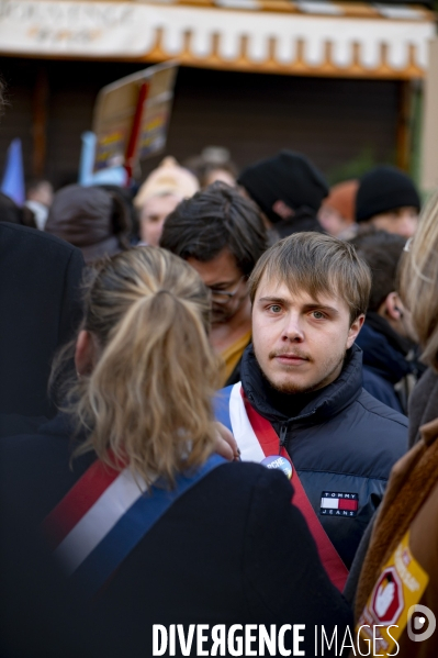 Les jeunes manifestent contre la réforme des retraites