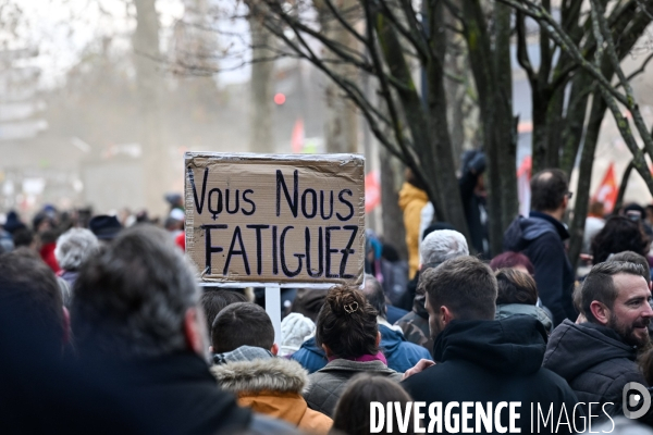 Toulouse : 1ere manifestation contre la reforme de la retraite