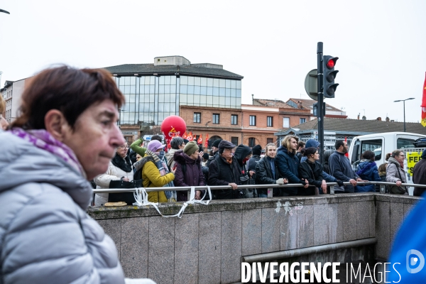 Toulouse : 1ere manifestation contre la reforme de la retraite