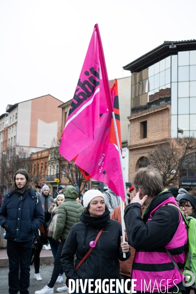 Toulouse : 1ere manifestation contre la reforme de la retraite