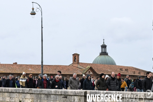 Toulouse : 1ere manifestation contre la reforme de la retraite