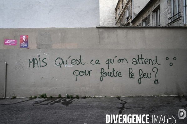 La jeunesse manifeste contre la reforme des retraites, à paris