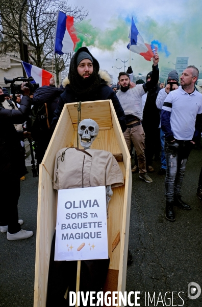 Manifestation du  Collectif pour la survie de la boulangerie et de l artisanat 