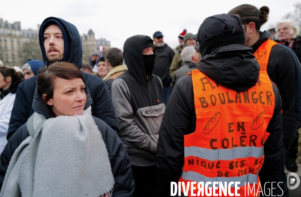 Manifestation de commerçants à l appel du collectif pour la survie de la boulangerie et de l artisanat