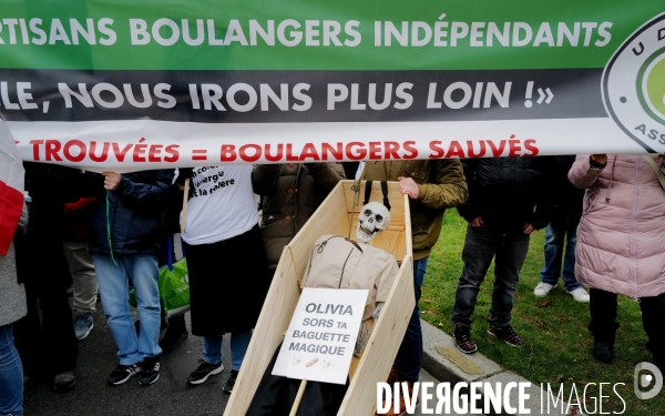 Manifestation de commerçants à l appel du collectif pour la survie de la boulangerie et de l artisanat