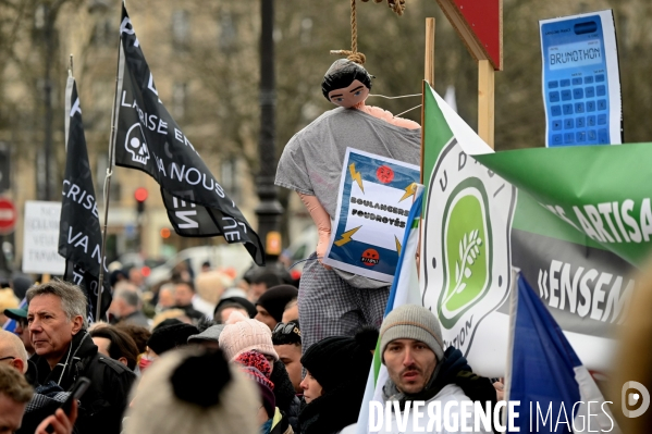 Manifestation de commerçants à l appel du collectif pour la survie de la boulangerie et de l artisanat