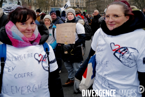 Manifestation de commerçants à l appel du collectif pour la survie de la boulangerie et de l artisanat