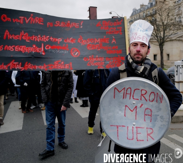 Manifestation de commerçants à l appel du collectif pour la survie de la boulangerie et de l artisanat