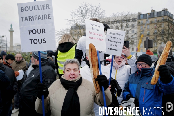 Manifestation de commerçants à l appel du collectif pour la survie de la boulangerie et de l artisanat