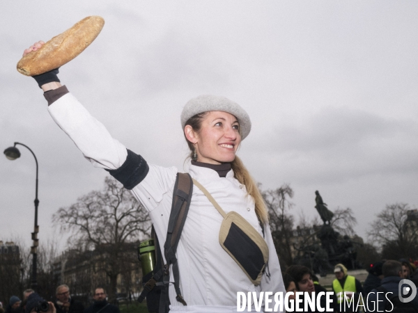 Fra - les artisans et boulangers dans la rue - paris