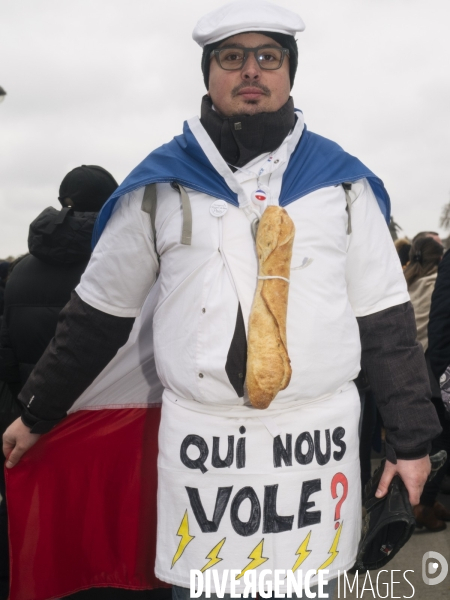 Fra - les artisans et boulangers dans la rue - paris
