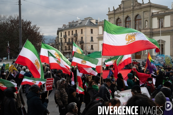 Manifestation en soutien au peuple Iranien