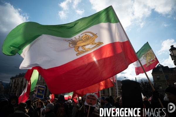 Manifestation en soutien au peuple Iranien