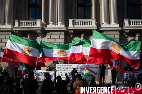 Manifestation en soutien au peuple Iranien
