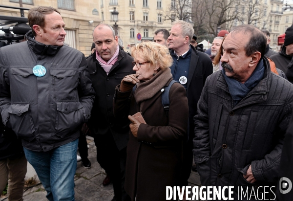 Point presse de l intersyndicale  contre la reforme des Retraites