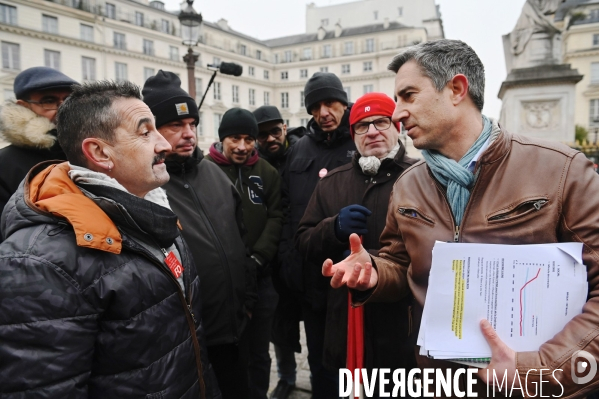 Point presse de l intersyndicale  contre la reforme des Retraites