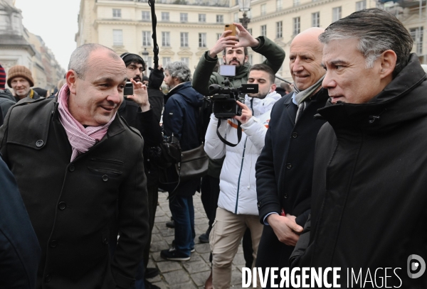 Point presse de l intersyndicale  contre la reforme des Retraites