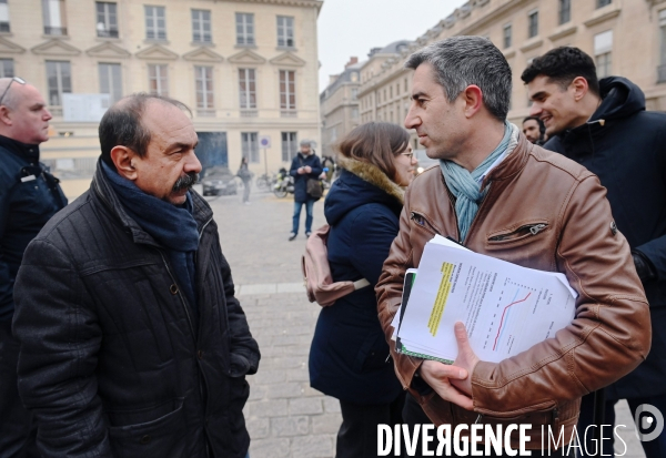 Point presse de l intersyndicale  contre la reforme des Retraites