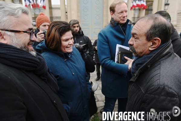 Point presse de l intersyndicale  contre la reforme des Retraites