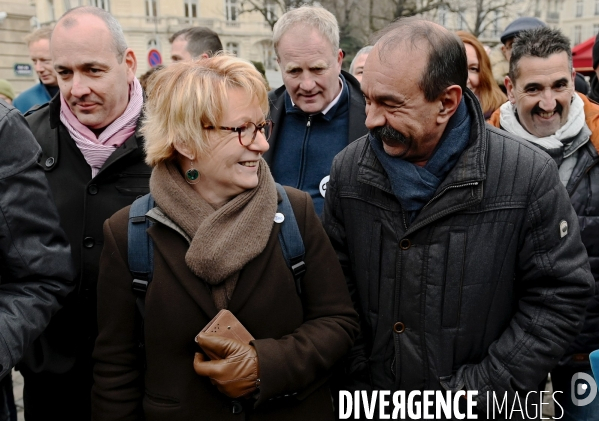 Point presse de l intersyndicale  contre la reforme des Retraites