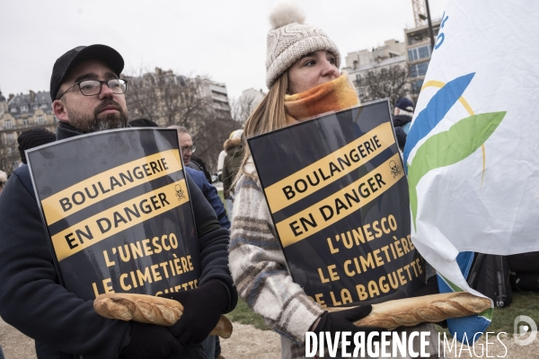 Manifestation des boulangers et artisans