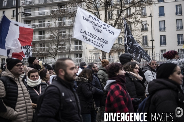 Manifestation des boulangers et artisans