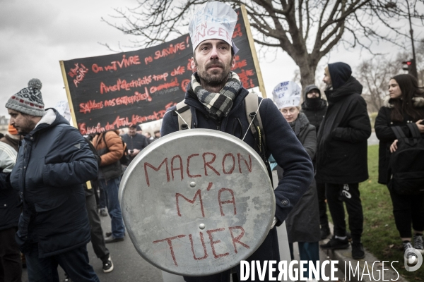 Manifestation des boulangers et artisans