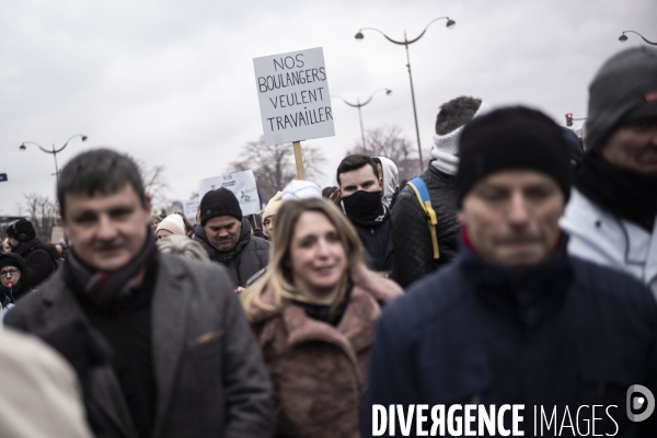 Manifestation des boulangers et artisans