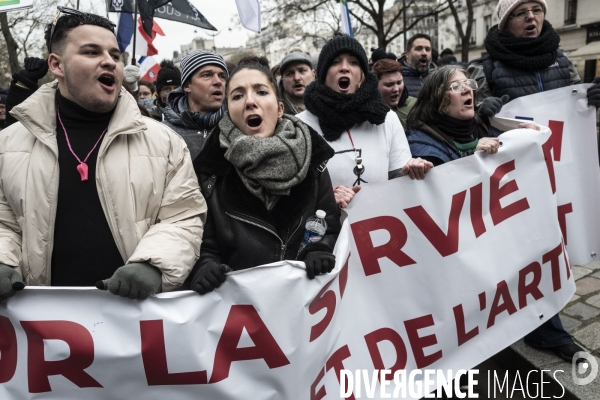 Manifestation des boulangers et artisans