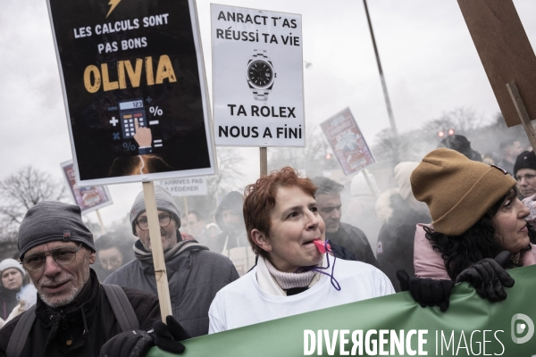 Manifestation des boulangers et artisans