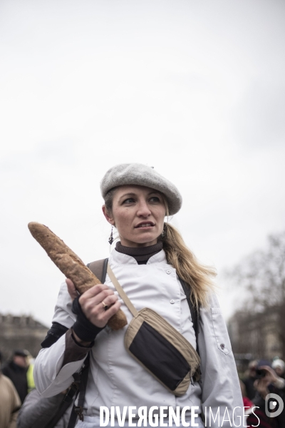 Manifestation des boulangers et artisans