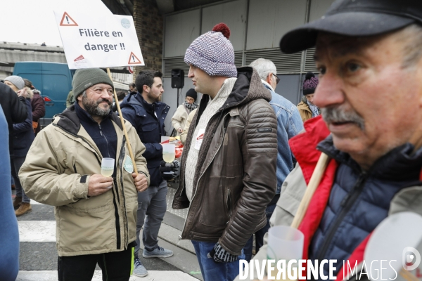 Rassemblement de viticulteurs à Bordeaux