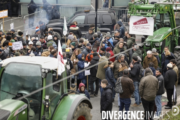 Rassemblement de viticulteurs à Bordeaux