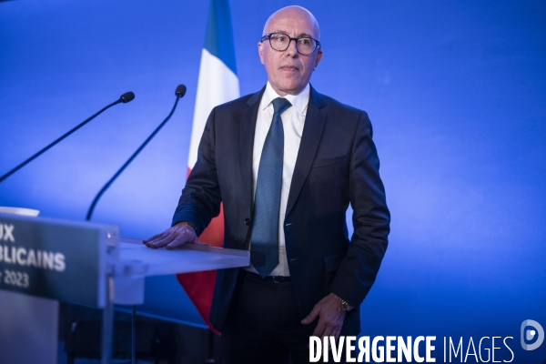 Voeux d Eric Ciotti, président de LR aux parlementaires