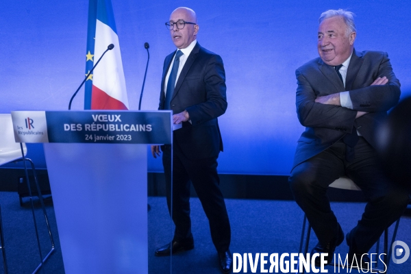 Voeux d Eric Ciotti, président de LR aux parlementaires