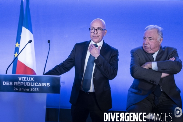 Voeux d Eric Ciotti, président de LR aux parlementaires