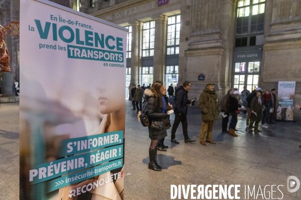 Eric ZEMMOUR devant la  Gare du Nord contre l insécurité dans les transports