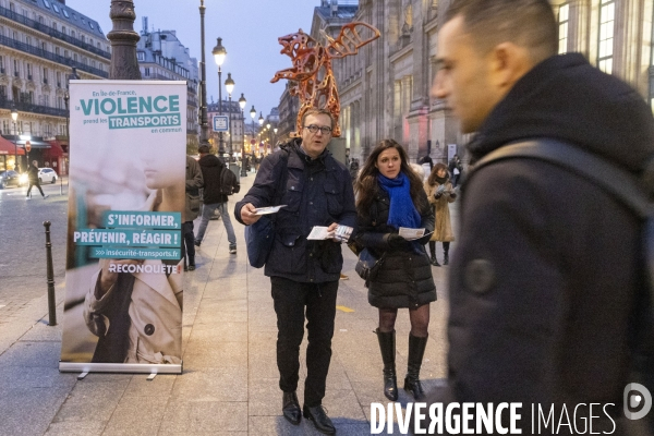 Eric ZEMMOUR devant la  Gare du Nord contre l insécurité dans les transports