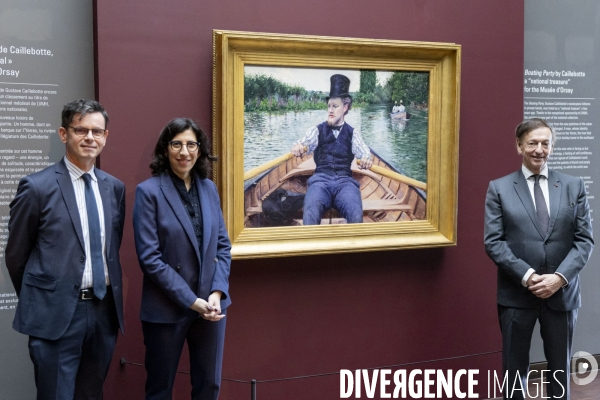 Partie de bateau  de Gustave Caillebotte entre dans les collections du musée d Orsay.